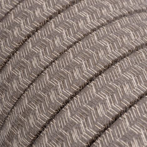 Oberleitungskabel mit Naturleinenmantel Braun CN04 - UV-beständig - 25 Meter