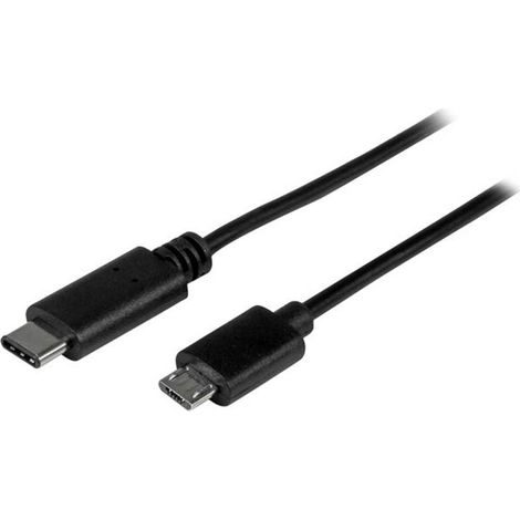 startechcom USB2CUB2M câble USB-C à Micro-USB noir 2m