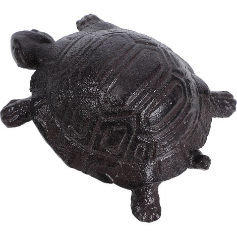 Boîte à Clés Tortue en Fonte  e Vintage, Décorative et Facile D'accès, pour Jardin et Entrée, Cache-clés Résistant en Fer pour Maison Sécurisée