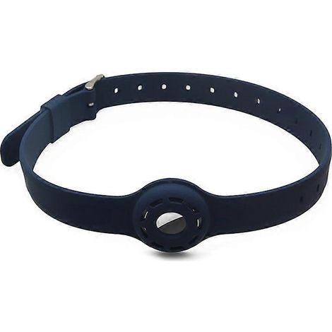Collier pour chat compatible avec le porte-étiquette Apple AirTag, collier en silicone souple à longueur ajustable (1/5)