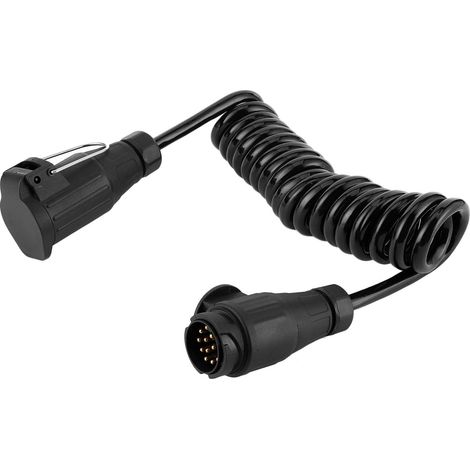 Câble Adaptateur de Remorque, Plastique 13 Broches vers 13 Broches Résistant à L'usure Connecteur de Remorque Prise de Remorque Rallonge de Cordon de Remplacement pour Voiture (1/5)