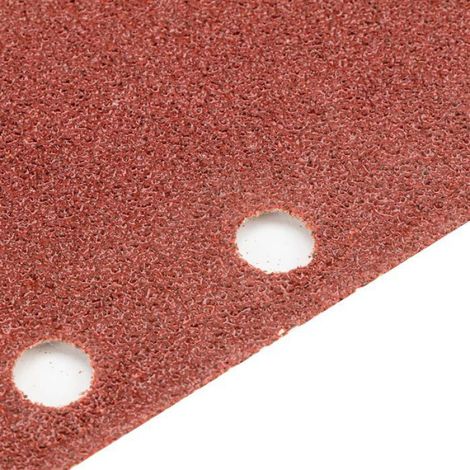 Jeu de Feuilles Abrasives,40 pièces,95x 185 mm,Mixpack (10 x grain 60/80/120/240 chacun),pour ponceuses orbitales,Papier Abrasif (1/4)