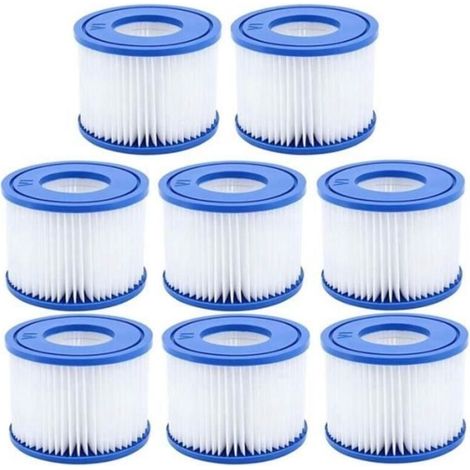 Filtre de piscine Bestway - Type VI - 8 cartouches pour pompe - Entretien spa (1/5)