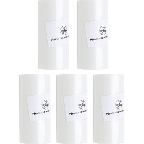 5 Rouleaux Papier Thermique Adhésif Transparent Imperméable pour Photos Notes Etiquettes Imprimante Mini (1/5)