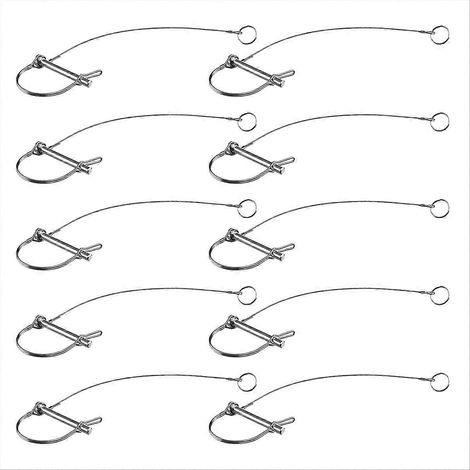 Goupille d'attelage de remorque, diamètre 5/16 po x longueur 2-3/4 po (1/5)