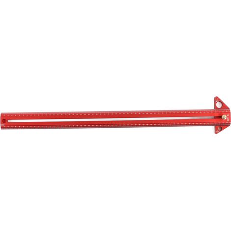 Multifunktionaler, tragbarer Winkelmesser aus Aluminiumlegierung für Holzbearbeitung, T-Nut-Schiene, 60 cm / 23,6 Zoll (1/5)