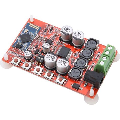 TDA7492P 50W 2 Module de carte d'amplificateur de récepteur audio Bluetooth sans fil double canal J3J7 (1/5)