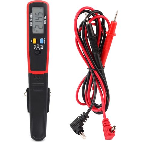 Multimètre UNI-T UT116C pour résistances, condensateurs et diodes CMS (sans pile) (1/5)