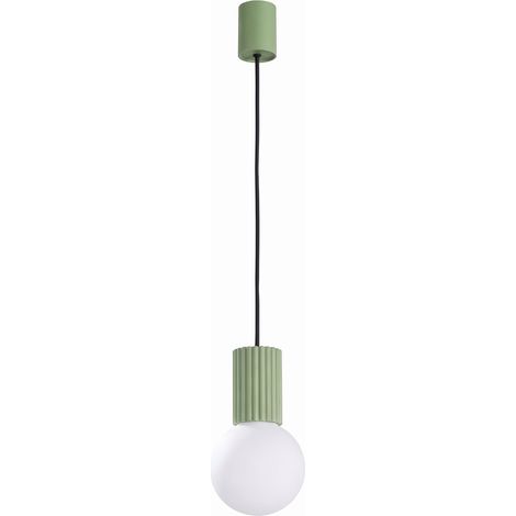 Pendelleuchten Halo salbei 1xG9 12cm Aluminium Sollux (1/5)