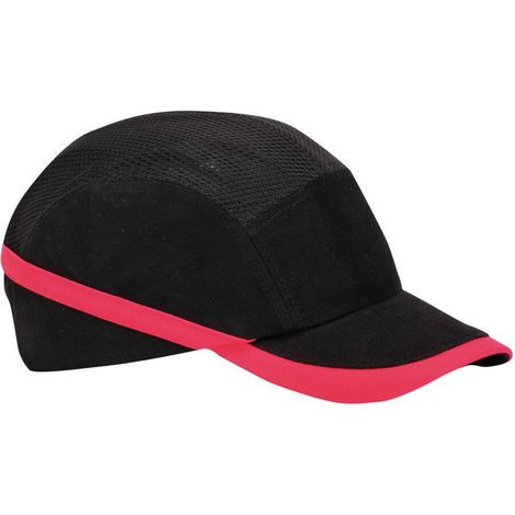 Cappellino antiurto traspirante Nero