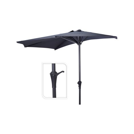 Parasol Wadiga demi-parasol Belüftung Kurbel 270 cm
