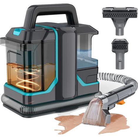 Nettoyeur de tapis, forte aspiration, design portable, 450W 11Kpa (1/2)