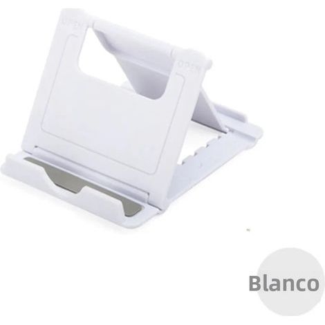 Verstellbarer Tisch-Handyständer, kompatibel mit iPad, iPhone, Xiaomi, Huawei und Samsung. Universeller, faltbarer Handyständer aus ABS-Material. (1/5)