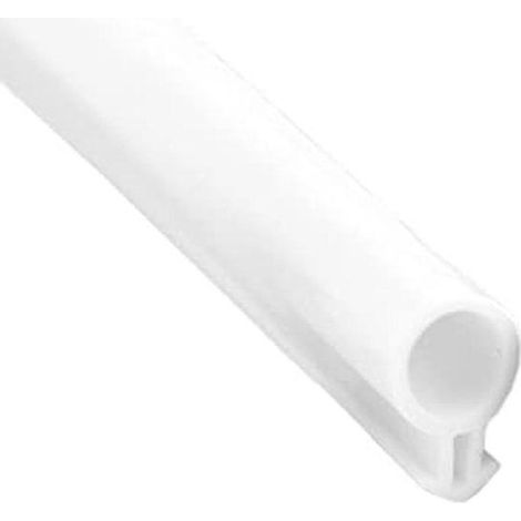 Burletes para puertas y ventanas - burletes de silicona resistentes al viento - aislamiento acústico - alta flexibilidad - 10 metros - blanco (1/5)