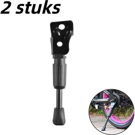 Support de vélo en 2 parties - Support de vélo renforcé (ressort intégré) - Support de stationnement universel - Noir (16 pouces) (1/5)