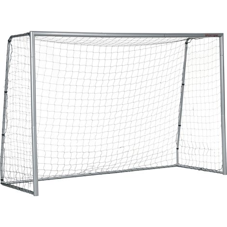 But de football de jardin avec piquets 300 x 120 x 200 cm Gris (1/5)