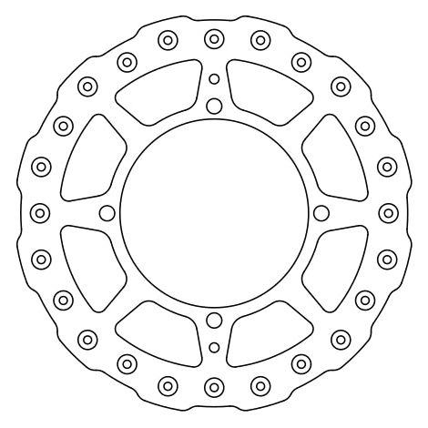 Disque de frein fixe