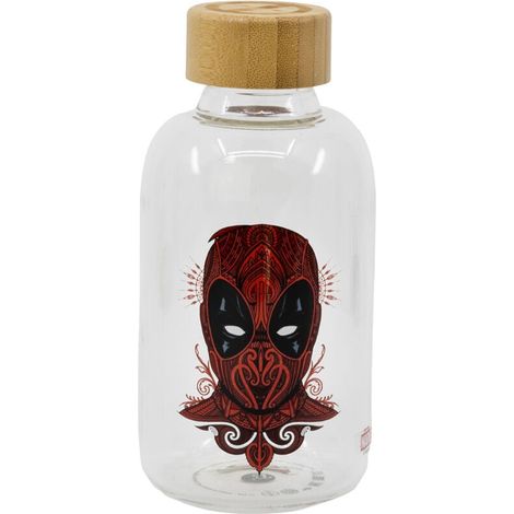 Deadpool 620ml glasflasche - langlebiges einzigartiges design