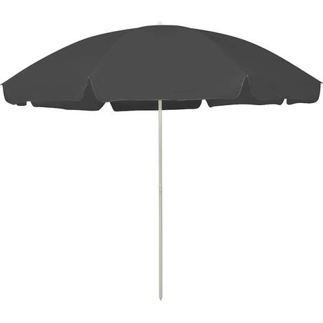 Parasol de plage anthracite 300 cm (1/5)