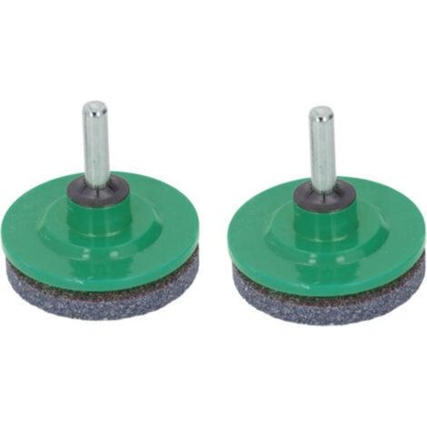 2PCS Lames Rotatives pour Découpeuse de Gazon Adaptées aux Perceuses Outils de Jardinage Vert - (1/5)