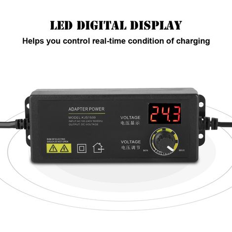 Einstellbares 3A/9-24V LED-Netzteil mit mehrfachem Schutz