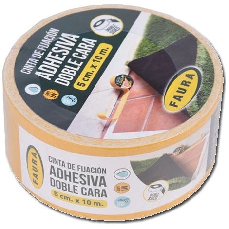 cesped artificial cinta fijacion doble cara rollo 5cmx10 m 42810