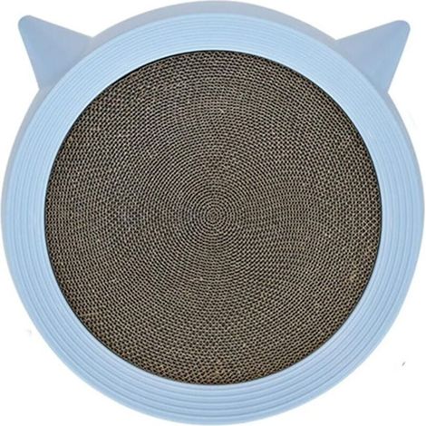 Arbre à chat, griffoir en carton ondulé, tapis de ponçage en carton résistant pour chats dodus, grand griffoir pour lit/salon, recyclé pour protéger les meubles, gamelle à griffer (1/5)