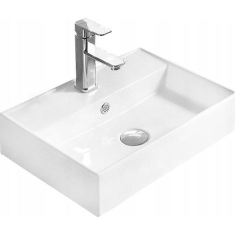 Mexen Blanca lavabo sobre encimera 50 x 35 cm, blanco - 21105000 (1/2)
