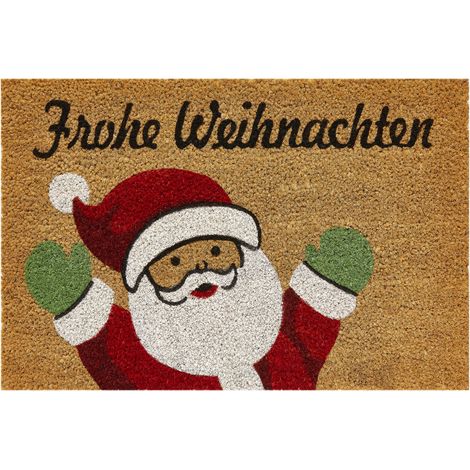 Andiamo Fußmatte Donus Frohe Weihnachten 40 x 60 cm natur (1/2)