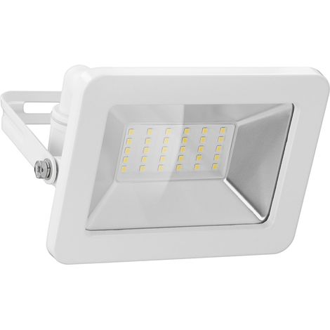 goobay Foco LED 53884 con detector de movimiento – Foco LED de 50 W – Luz blanca neutra 4000 K – 4250 lúmenes – Ángulo de haz de 100 grados – Grado de protección IP65 – Blanco