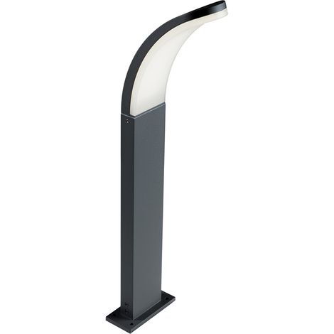 LED-Laternenmast 'Comma' 12 W cm. 13 X 8 X H.62,5 - Grau