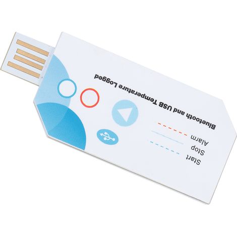 Enregistreur de données de température NFC jetable USB, accessoire pour housse de chaîne du froid, durée de vie de 180 jours (1/5)