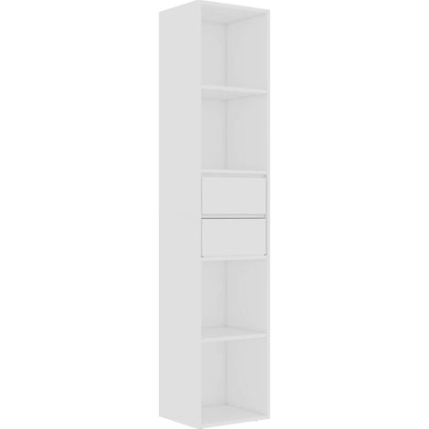 Maison Exclusive - Libreria Bianca 36x30x171 cm in Legno Multistrato