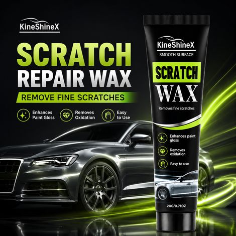 KineShineX Auto-Kratzerreparaturwachs entfernt kleinere Kratzer und Oxidschichten und poliert und repariert den Autolack. (1/5)