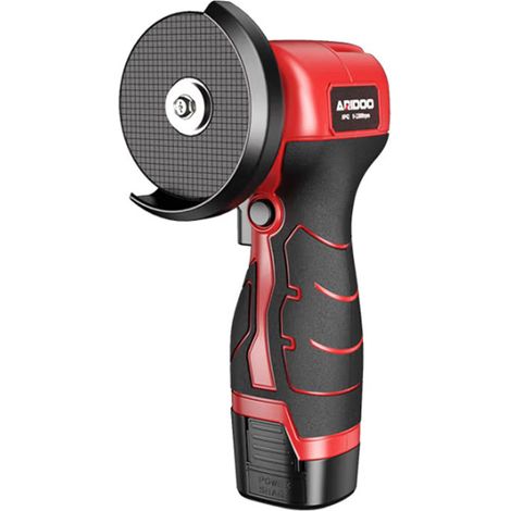 Mini Winkelschleifer, Professional Akku Winkelschleifer 16.8V 600W, Mit 1 Batterien(6000mAh), Trennschleifer, Akku Flex,Geeignet zum Schneiden und Polieren von Holz,Stein,Stahl (1/5)