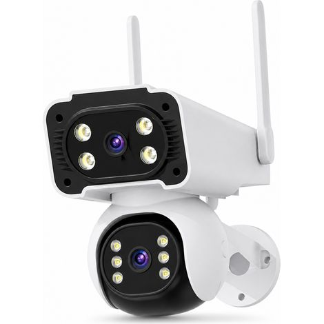 Telecamera di Sorveglianza WiFi da Esterno a Doppio Obiettivo 360° (1/5)