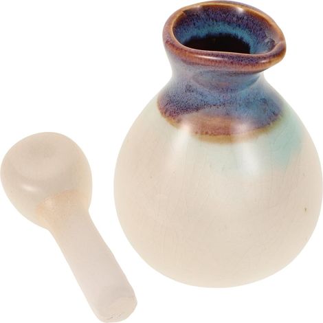 Flacon D'huile Essentielle en Céramique pour Spa, Récipient Aromathérapie avec Fonction de Distribution, Design Luxueux pour Usage Féminin Clubs et Salons (1/5)