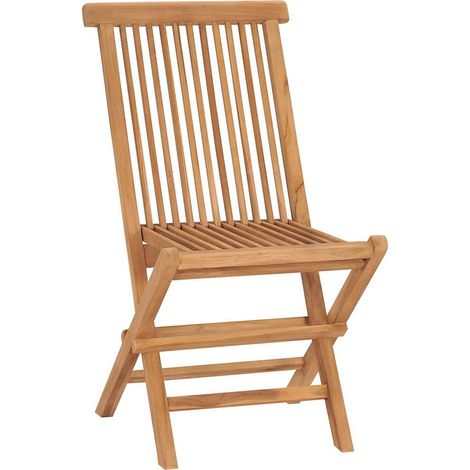 Maison Exclusive - Klappstühle, 8-teilig, Massivholz Teakholz (1/5)