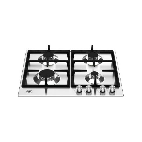 Bertazzoni La Germania P604LAGX. Colore del prodotto: Acciaio inox, Posizionamento dell'apparecchio: Da incasso, Dimensione della larghezza del piano cottura: 60 cm. Bruciatore piccolo: 1000 W, Bru... (1/2)