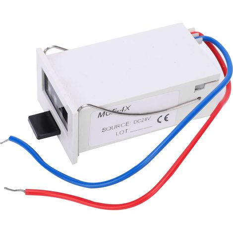 Compteur d'impulsions électromagnétiques pour machine de soudage et de découpe par ultrasons MCF-4 1,5 W DC 24 V