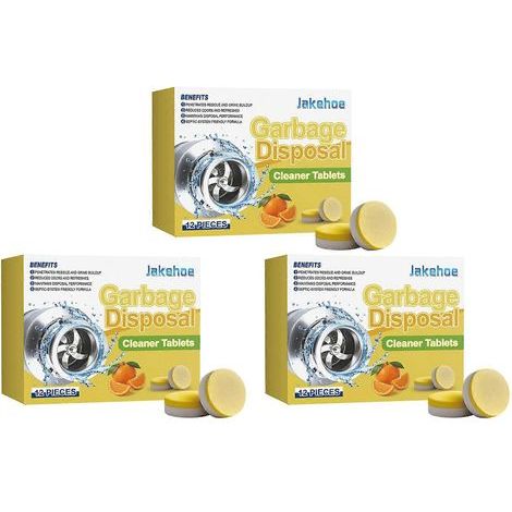 Pastilles nettoyantes pour broyeur d'évier, puissantes capsules désodorisantes, faciles à utiliser dans la cuisine. (1/5)