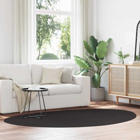 vidaXL Tapis HUARTE Noir 160 x 230 cm Polyester