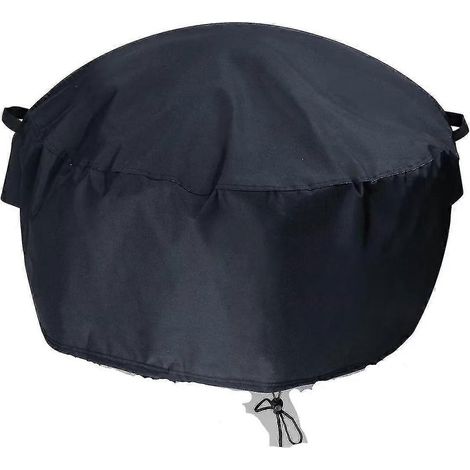 Housse pour foyer extérieur, 85 x 40 cm, ronde, imperméable, coupe-vent et anti-UV.