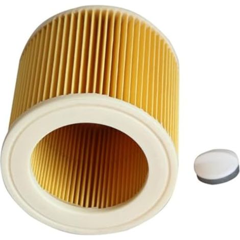 Filtre HEPA pour aspirateurs eau et poussière Kärcher, filtre lavable pour modèles WD2/WD3/MV2/MV3/A2004-A2656, capture 99,97 % de la poussière et des allergènes, 12,3 x 11,5 cm (1/4)