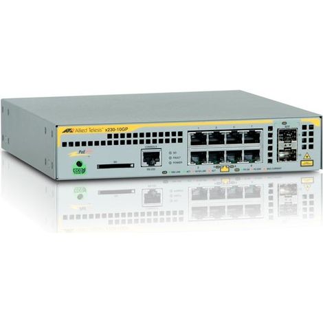 Allied Telesis AT-x230-10GP-50 - Switch gestionado L2+ Gigabit Ethernet PoE