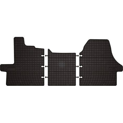 Gummifußmatten für: Fiat Ducato III Lieferwagen, Typ 250 (2006–2014) – schwarz, passgenau