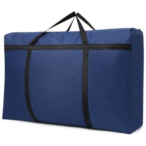 Sollbry 150L grands sacs de rangement pour couette à glissière, sac de rangement pliant pour vêtements avec poignée renforcée, sac de rangement sous le lit pour la literie, couverture, tissu, oreiller (1/5)