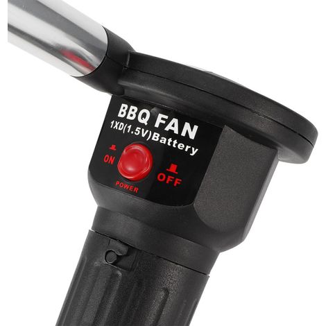 Ventilateur de barbecue portable, souffleur d'air électrique pour pique-nique, camping, grill, barbecue et réchaud (1/5)