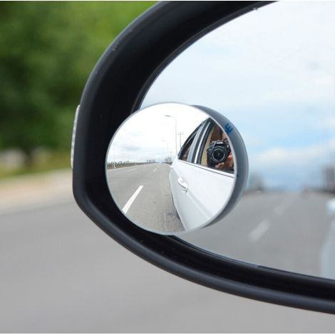 Pcs Exterior Blind Spot Mirrors Round Auto Rear View Mirrors Blind Blind Spot Mirror Large Adjustabl (1/4)