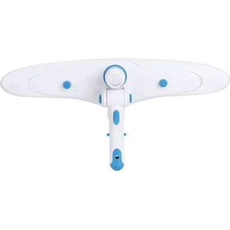 Brosse de Piscine, Brosse d'Aspiration de Nettoyage de Piscine Outil de Nettoyage Accessoires d'équipement de Piscine, pour Nettoyer les Murs, Carrelage Sols, Poils en Nylon de Qualité Supér (1/5)